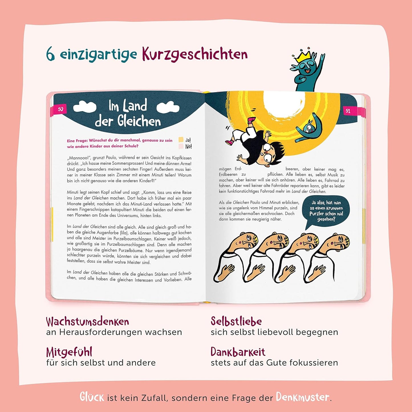 Das 6-Minuten Tagebuch für Kinder, Flamingo Pink