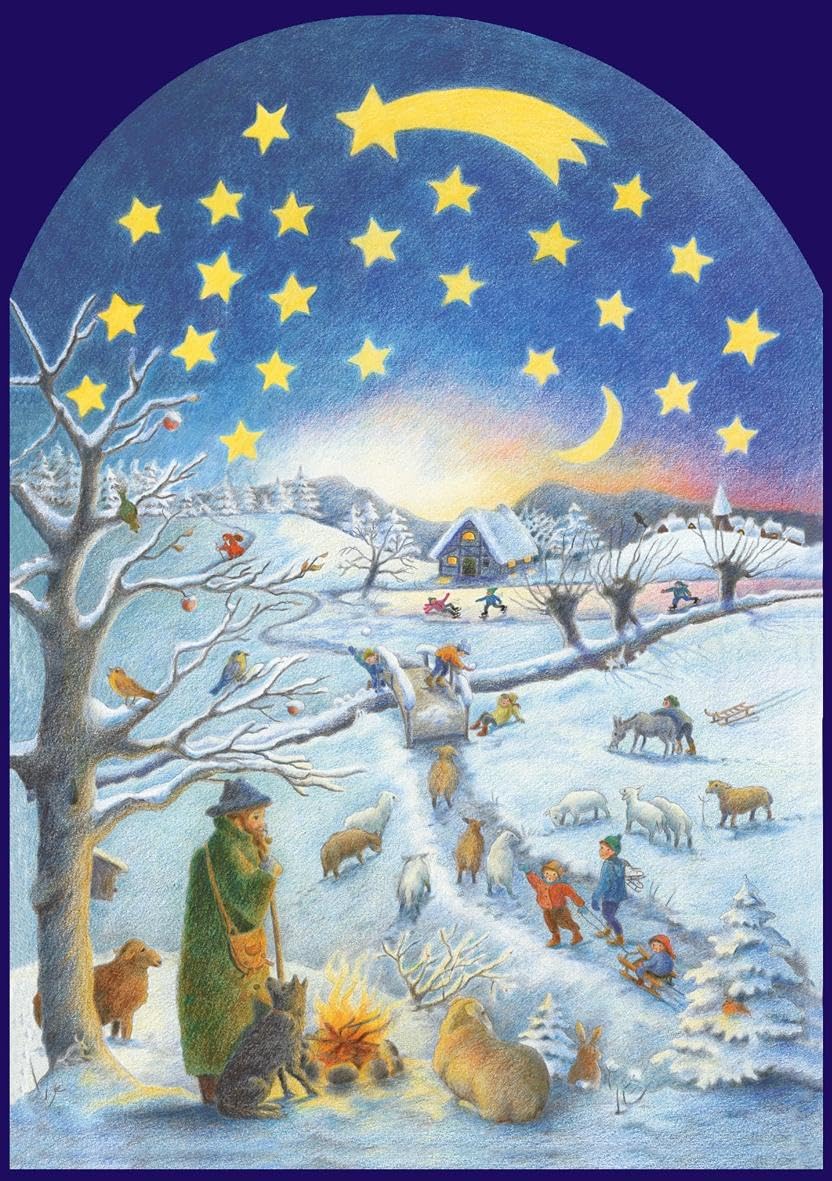 Winterszene, Kalender