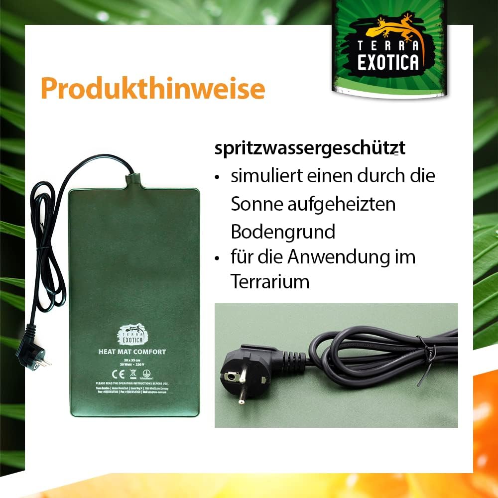 Terrarium Heizmatte, 20 Watt