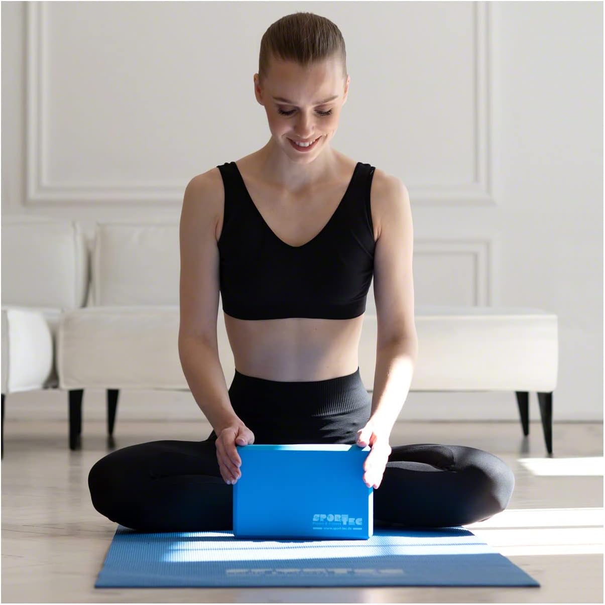 Yoga Starter Set 4-teilig, Blau