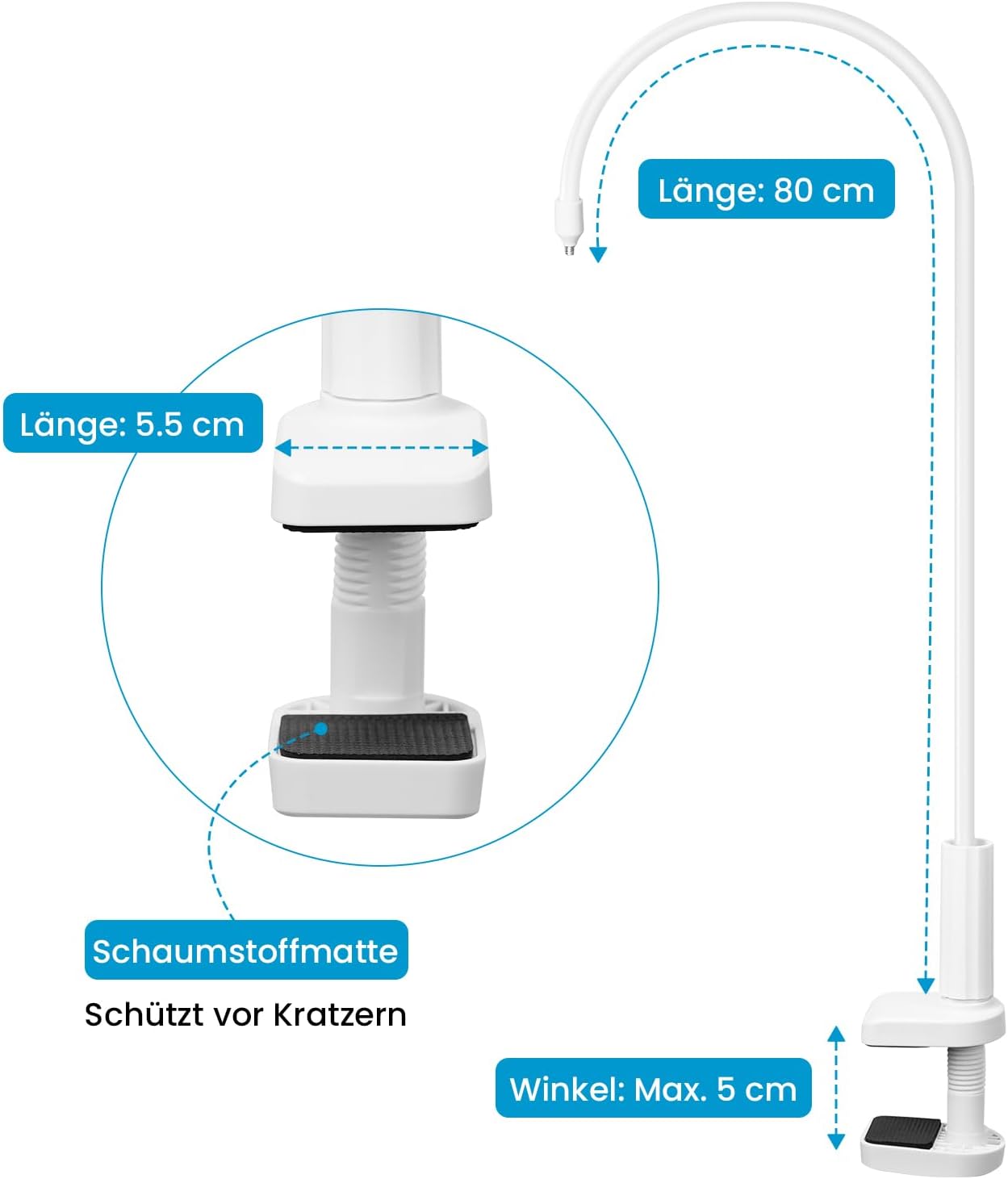 Flexible Babykamera-Halterung für Kinderbetten