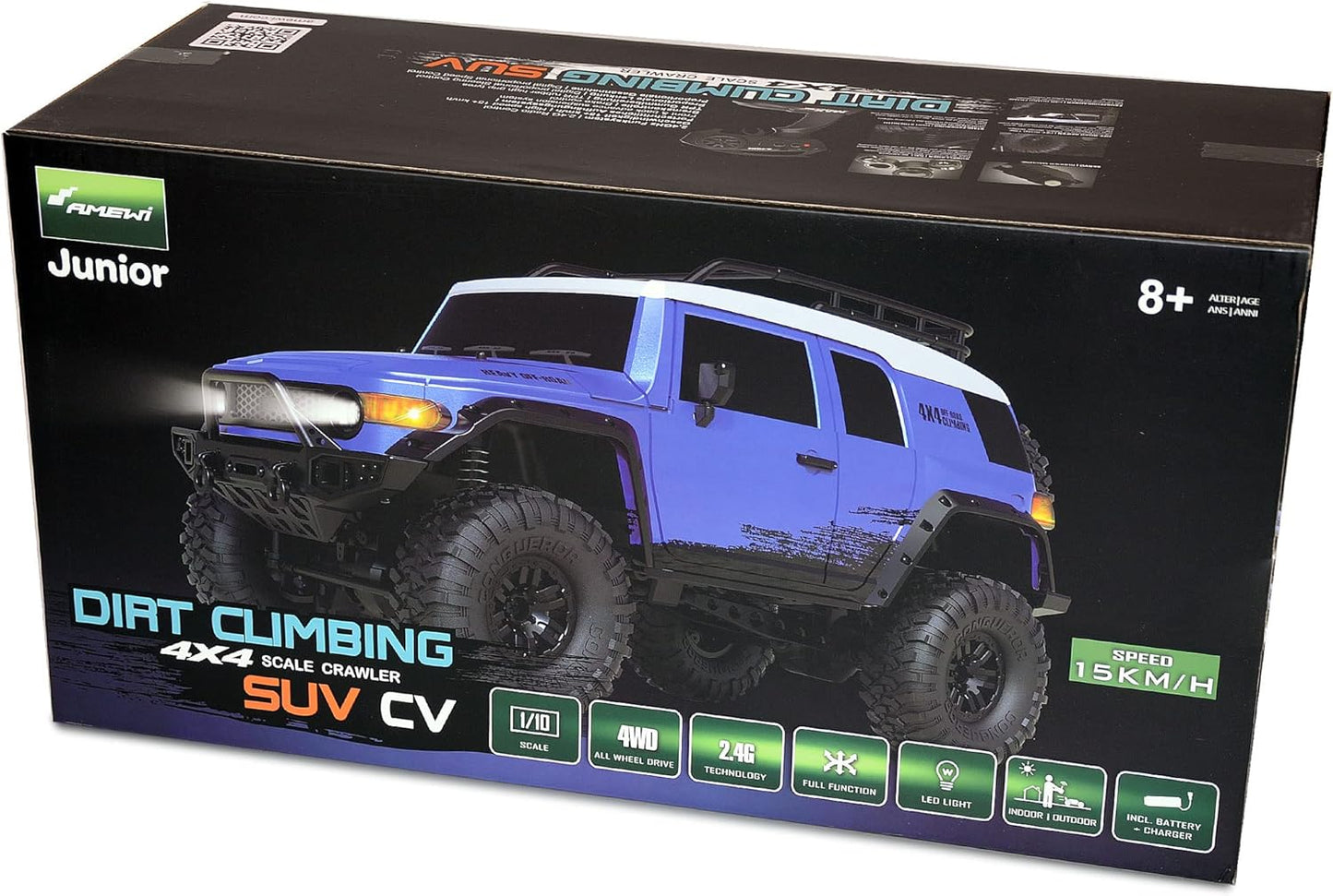 Dirt Climbing SUV Crawler 4WD 1:10 RTR
