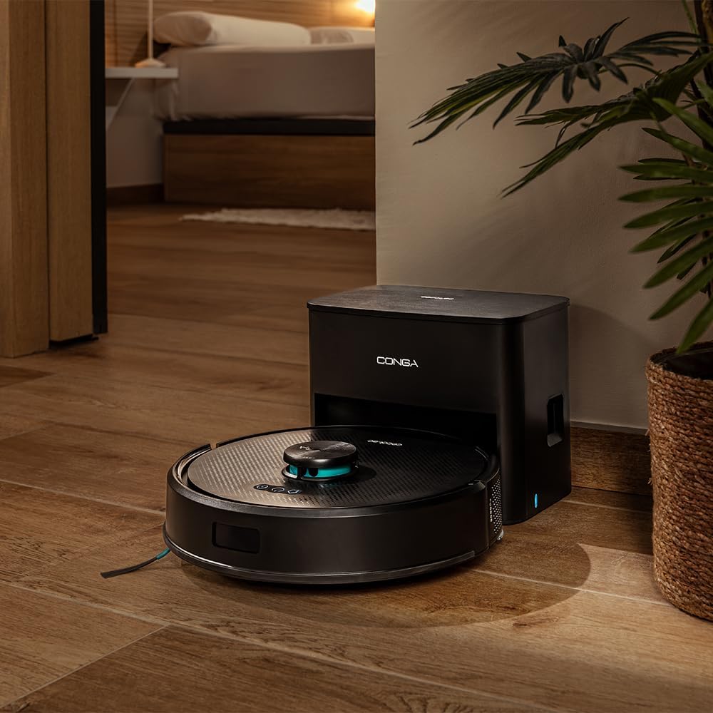 Conga Y50  Staub- und Wischroboter mit Absaugstation, Conga Y50 + Absaugstation
