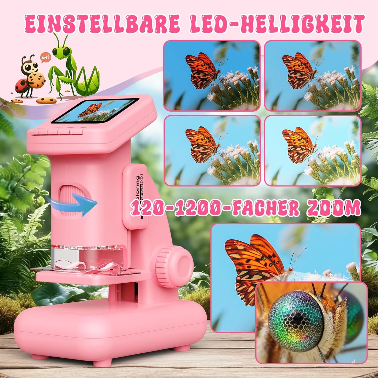 Digitales Kindermikroskop, PINK-2