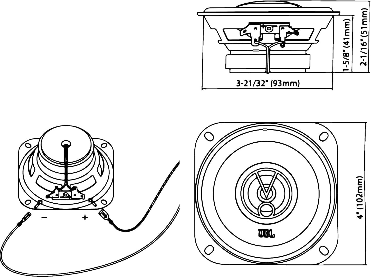 2-Wege Auto Lautsprecher Set Stage1 41F