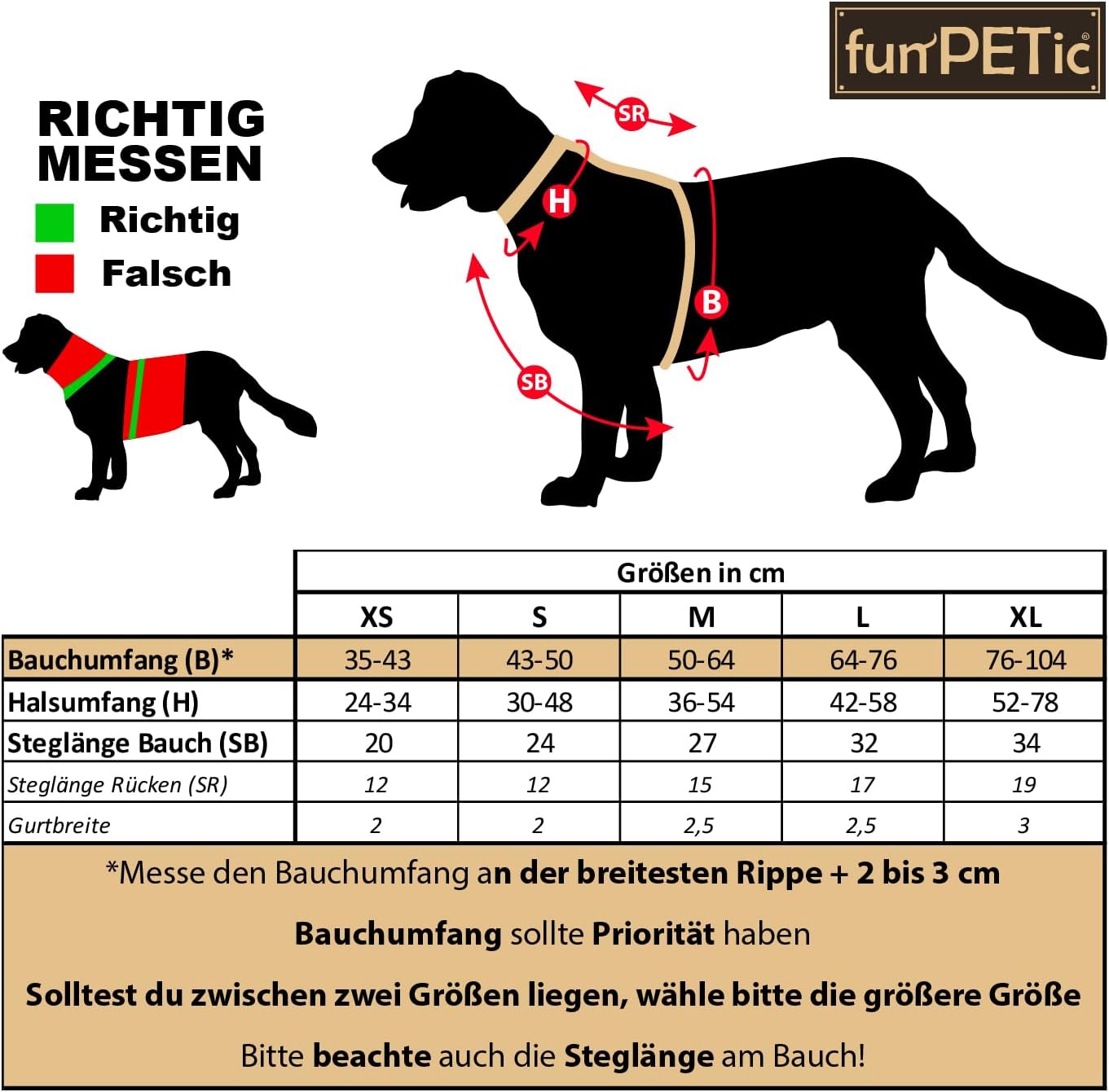 Anti-Zug Hundegeschirr - Essential, Braun M