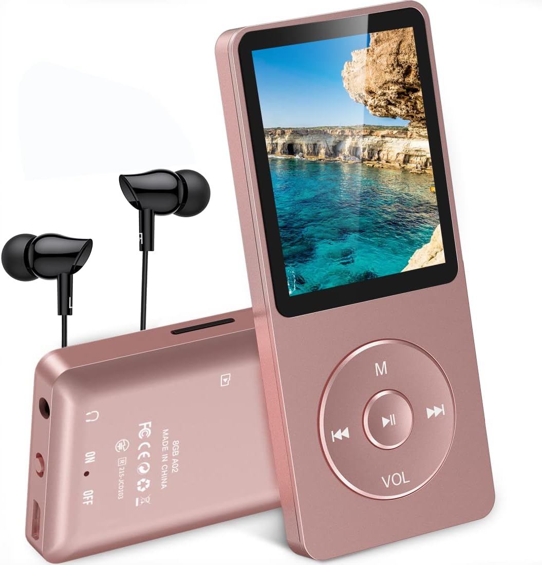MP3 Player, 8GB ; Rosagold