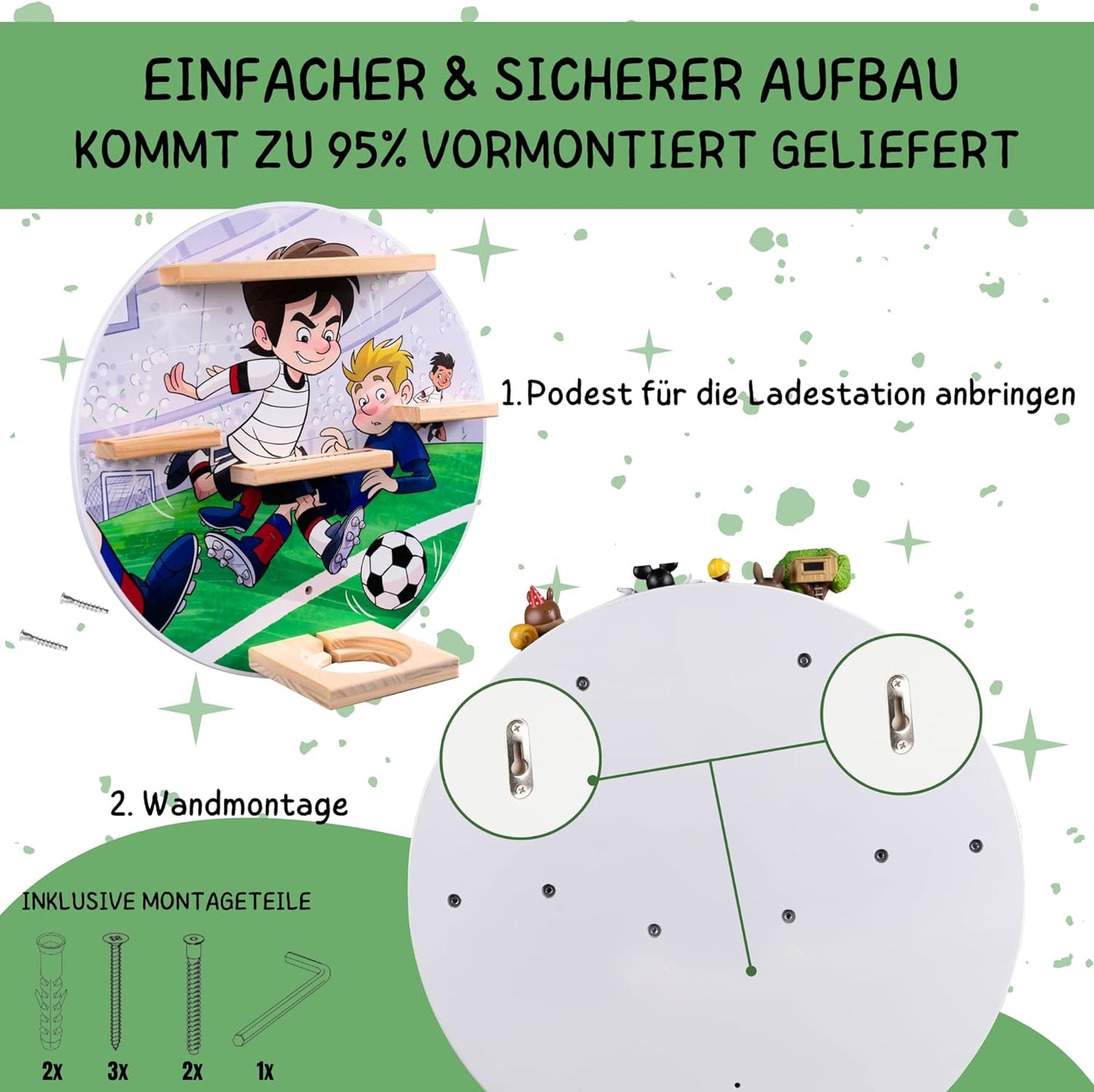 Toniebox Regal, Fussball