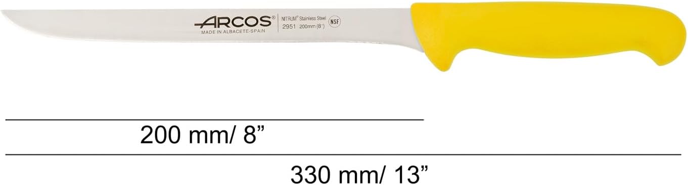 Filetiermesser, Serie 2900, 20 cm Gelb