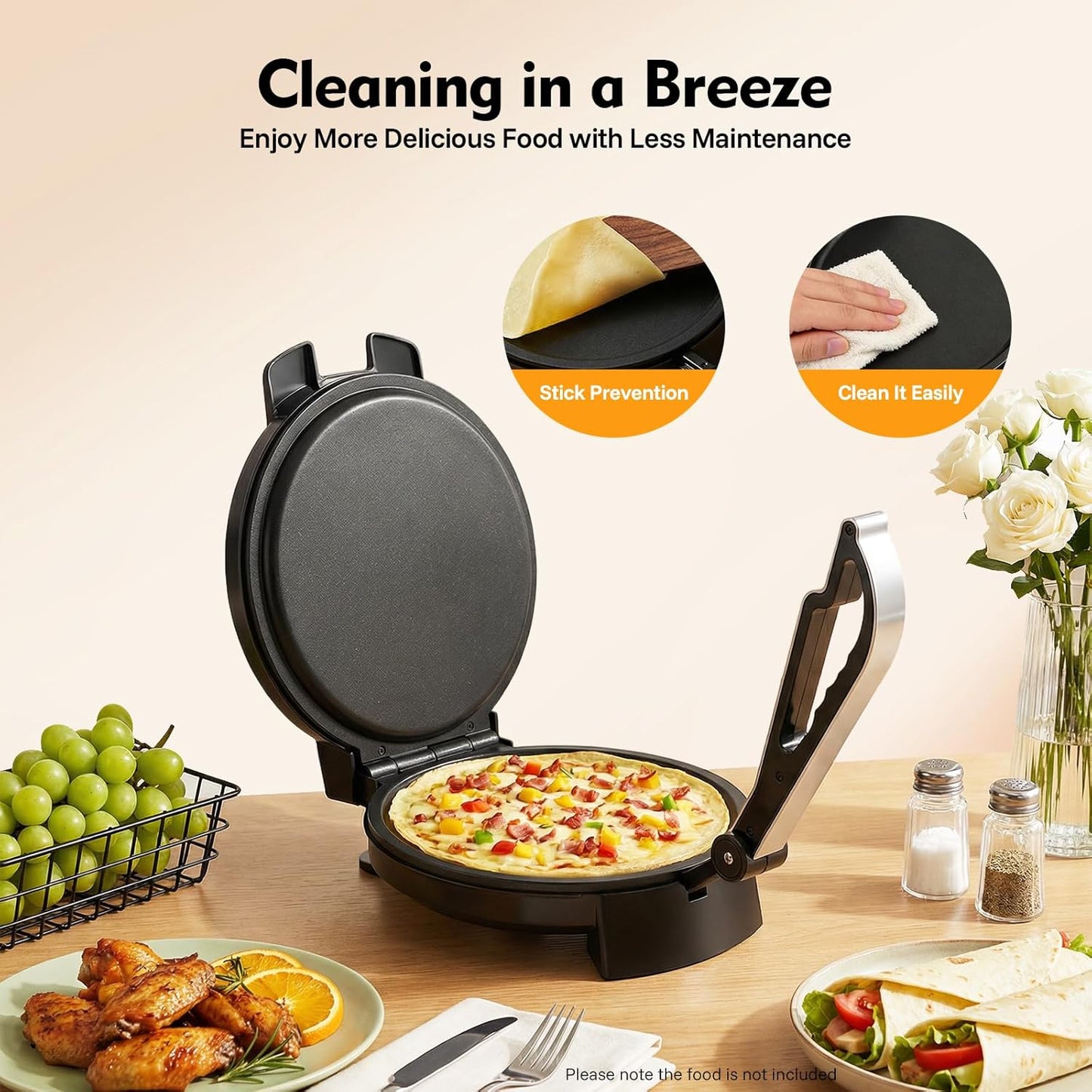 Crêpes Maker mit Temperaturregelung