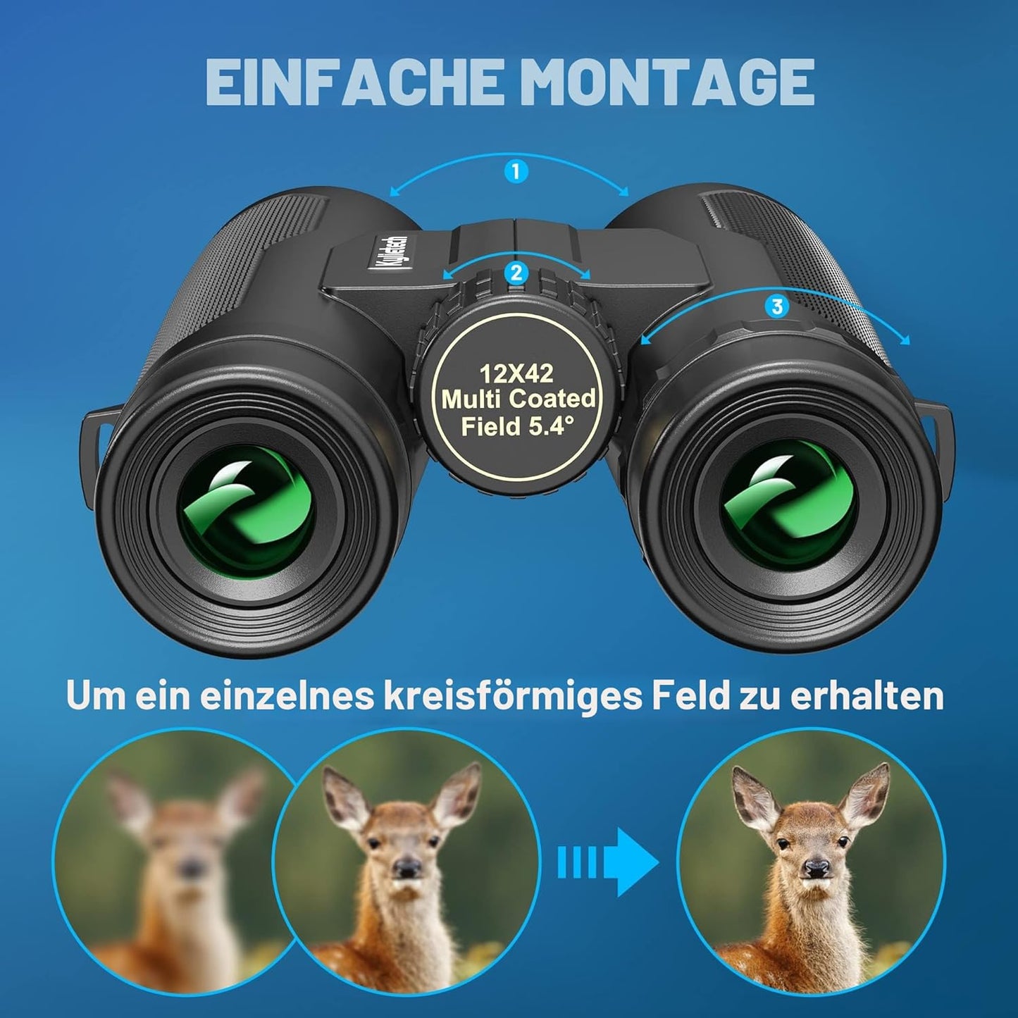 Fernglas mit Stativ