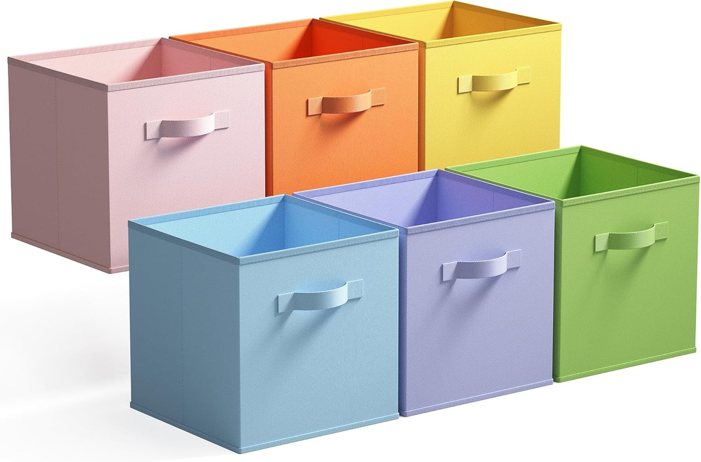 Aufbewahrungsbox aus Stoff, Bunt 33 x 33 x 32.4 cm
