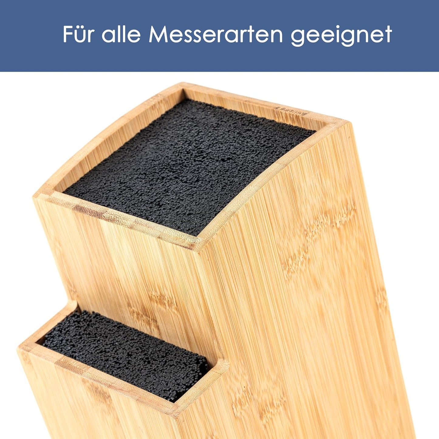 HMB-001 Messerblock, Quadratisch Schräg