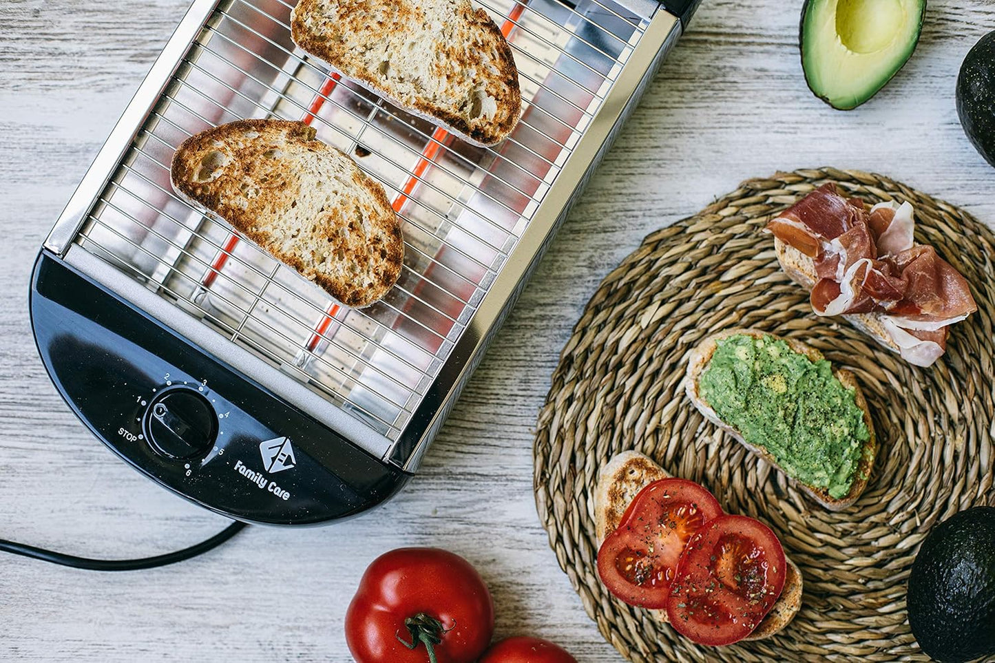 Horizontaler Flachtoaster