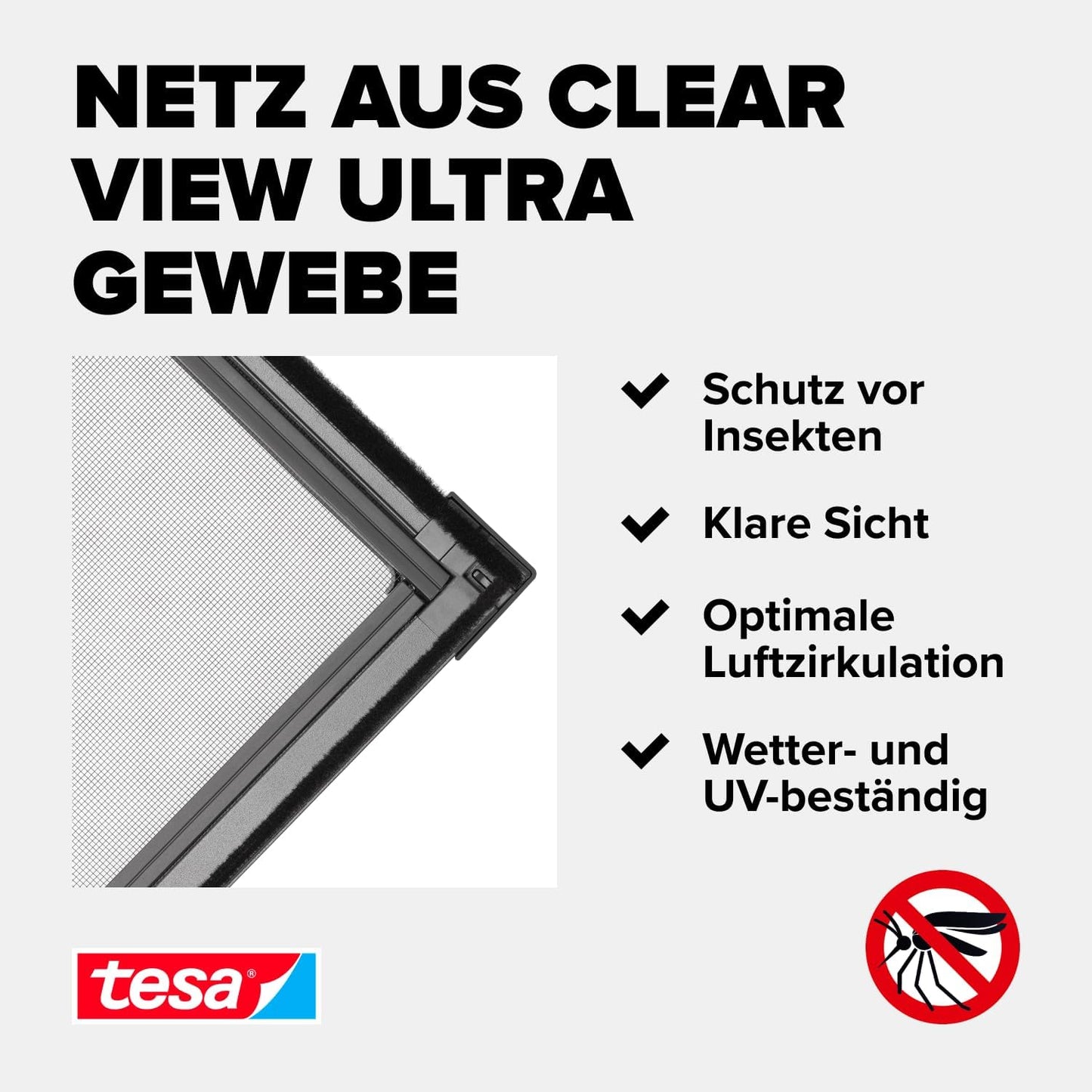 Insektenschutz für Fenster, Anthrazit Single
