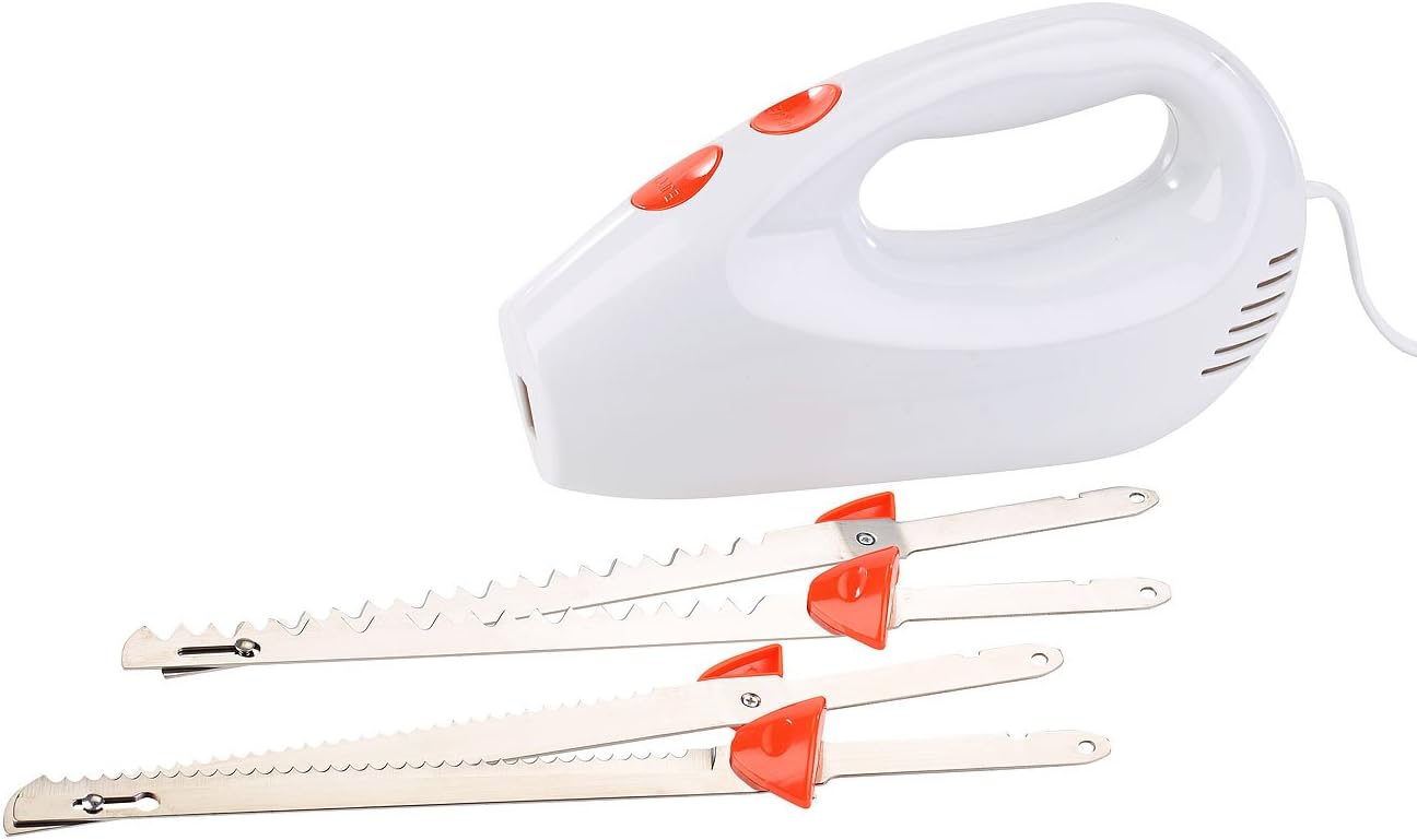 Elektrisches Messer mit Edelstahl-Doppelklingen (180 W)