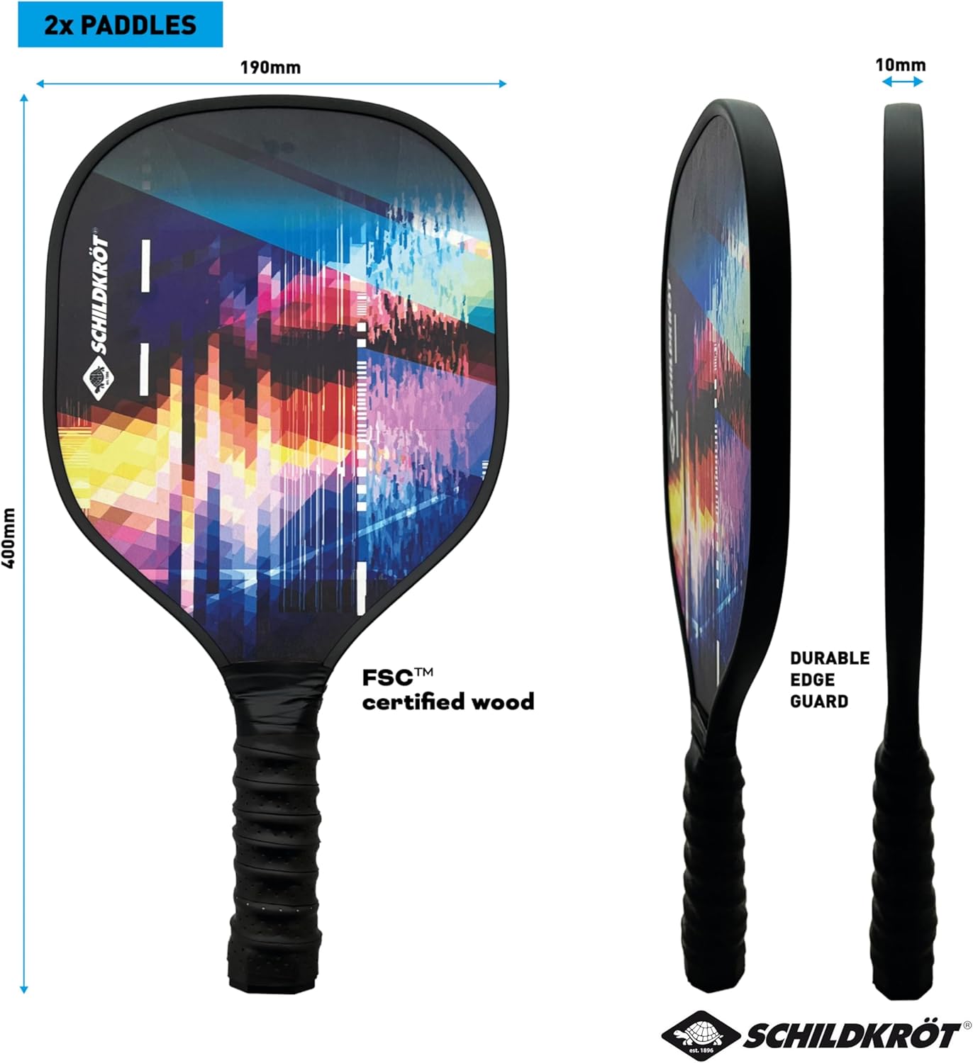 Pickleball Set mit Schlägern und Bällen
