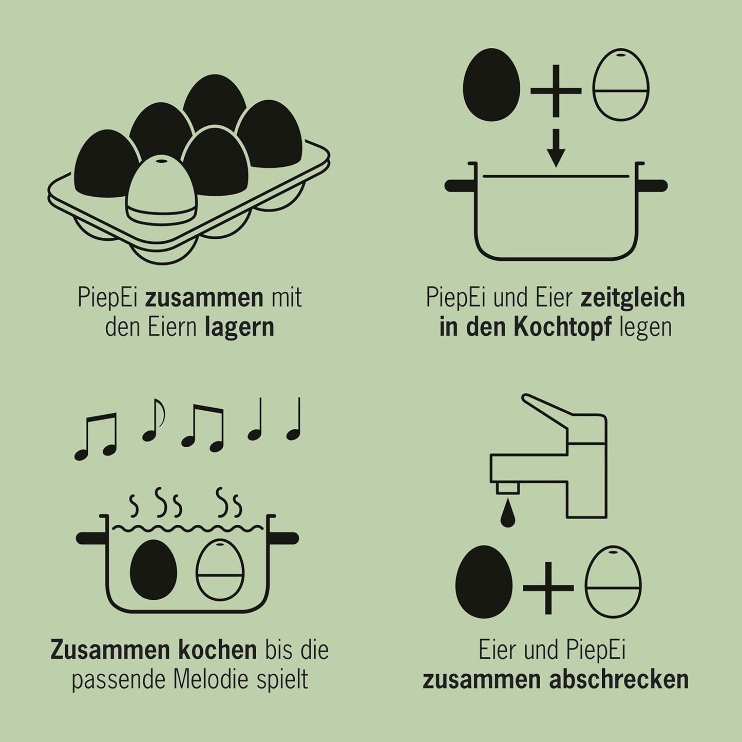 Singende Eieruhr Eggsercise