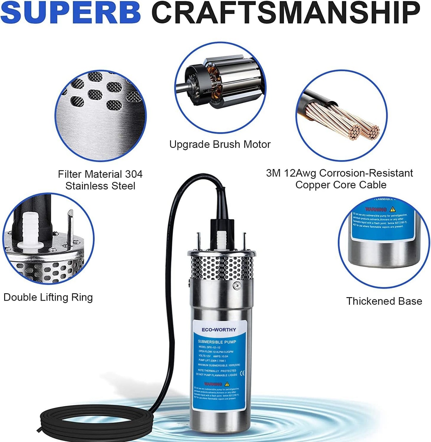 Tauchpumpe, 12v Pump(120w)