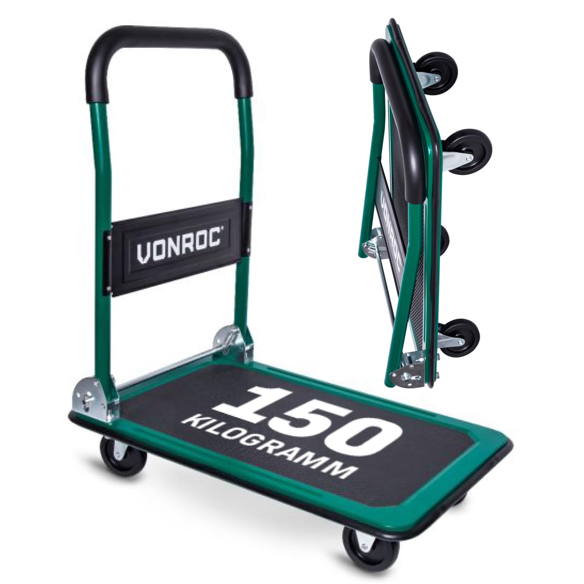 Klappbarer Transportwagen, 150 kg