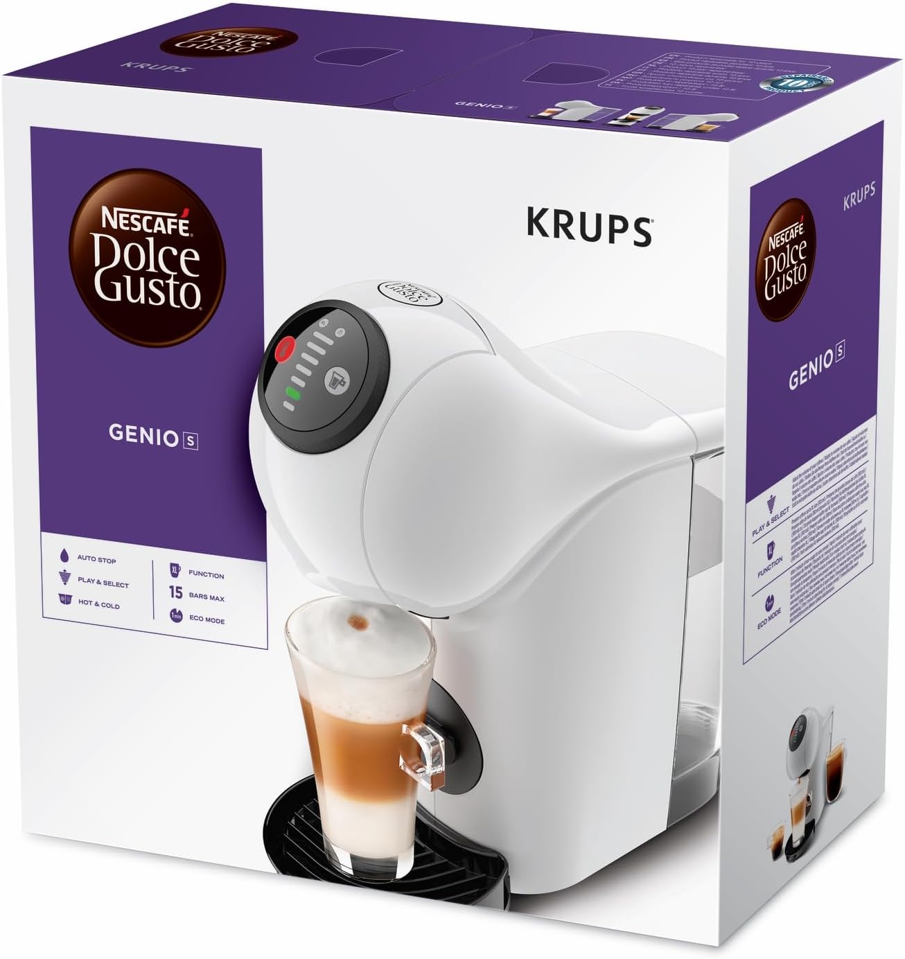 Genio S Basic Kapselkaffeemaschine, Weiß
