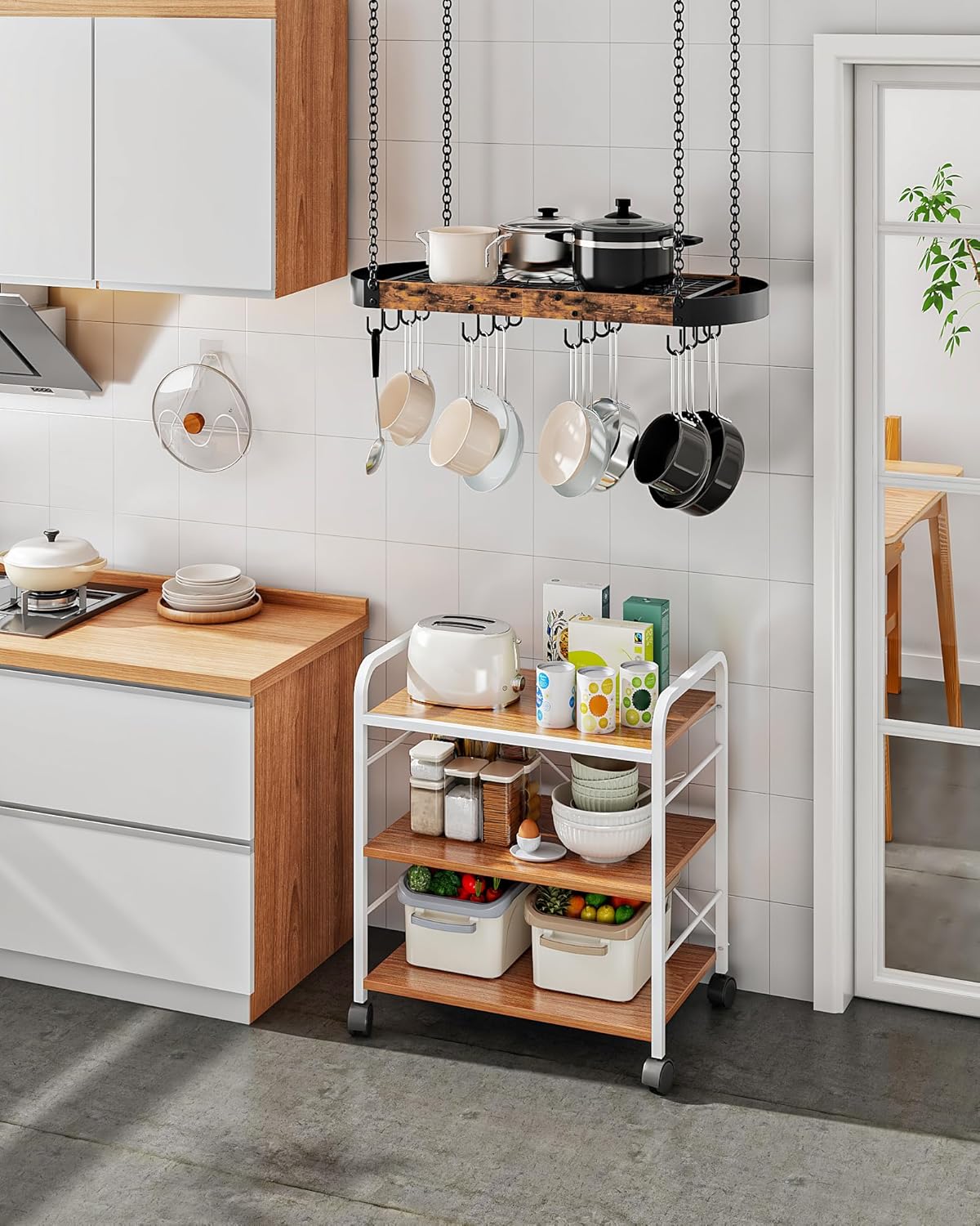 Küchenorganizer mit 16 Haken