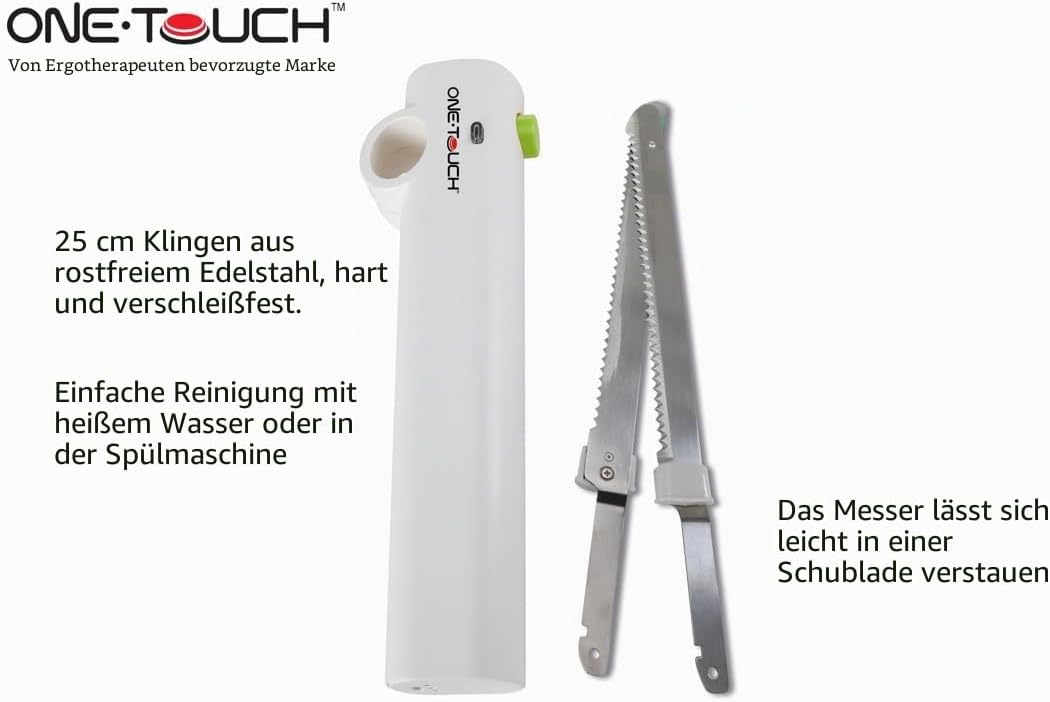 Kabelloses Elektromesser KC 157 mit 2 Klingen