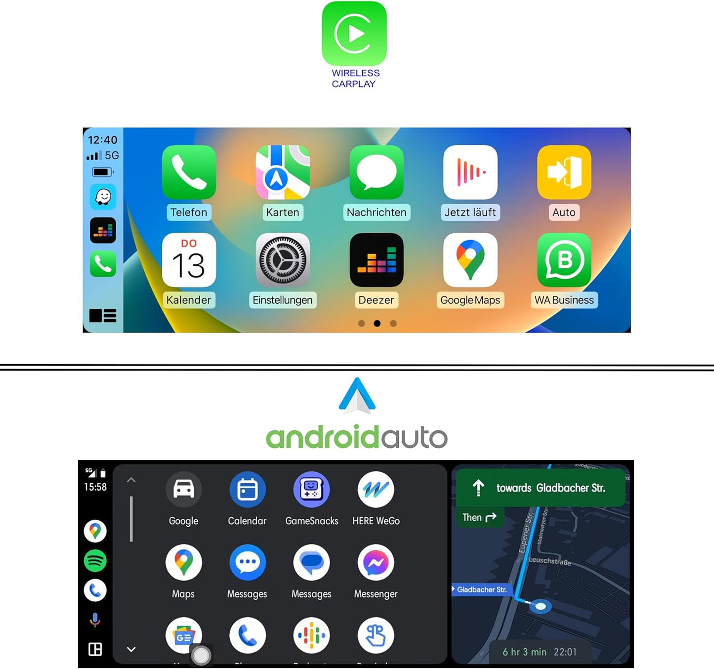 CarPlay AndroidAuto-Adapter für BMW NBT Modelle