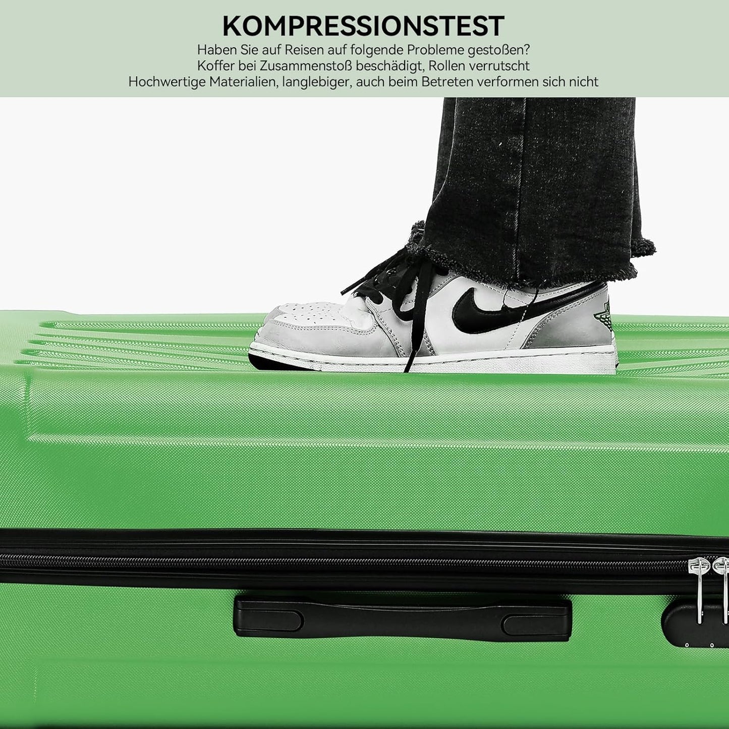 Hartschalenkoffer, Olive-green Middle-66cm