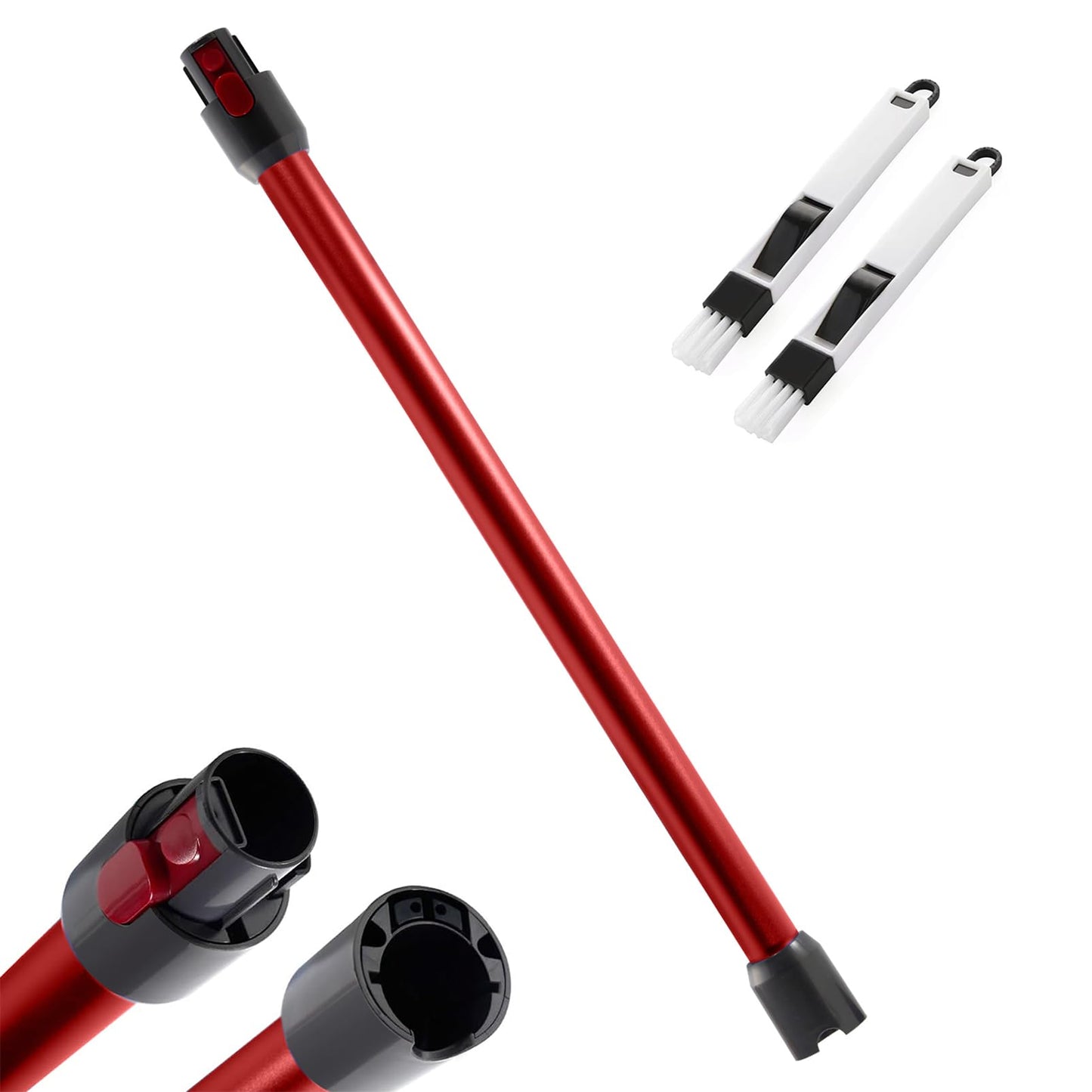 Teleskop-Verlängerungsrohr für Dyson V7-V15 Staubsauger, Rot