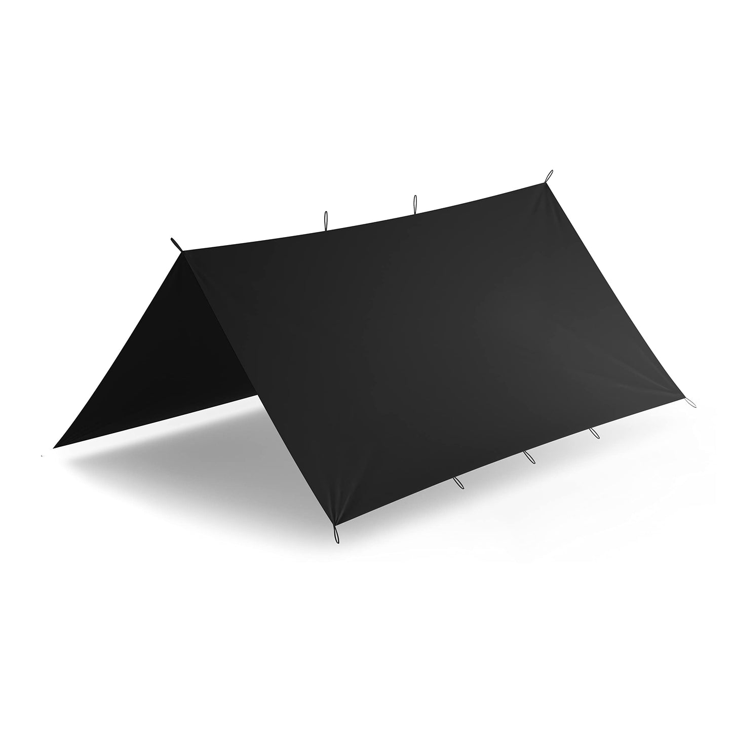 Wasserdichtes Tarp, Schwarz