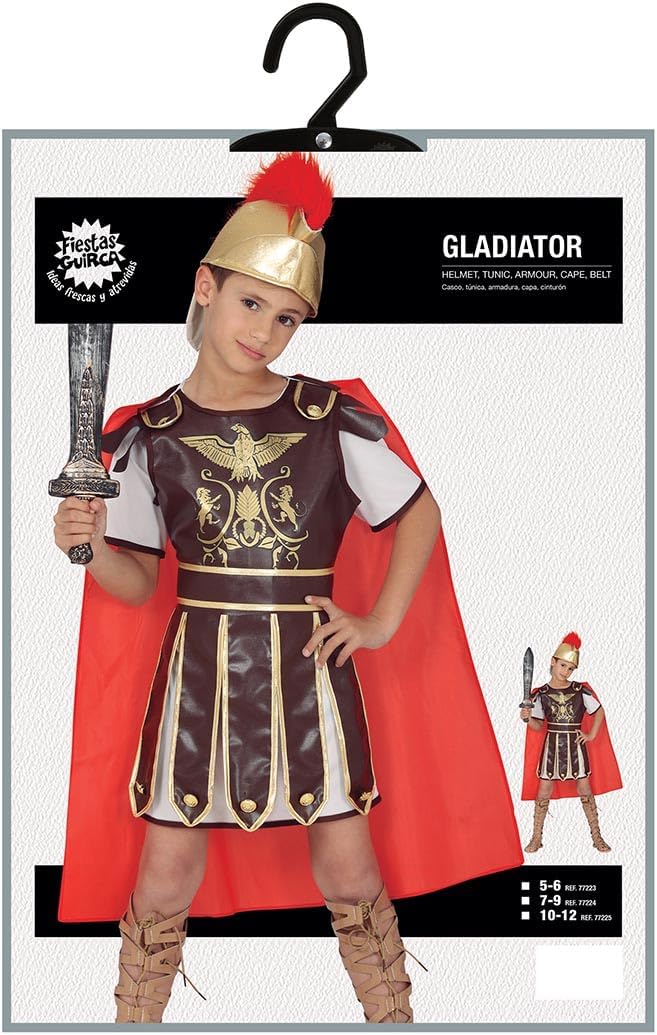 Gladiator-Kostüm für Kinder, 5-6 Jahre
