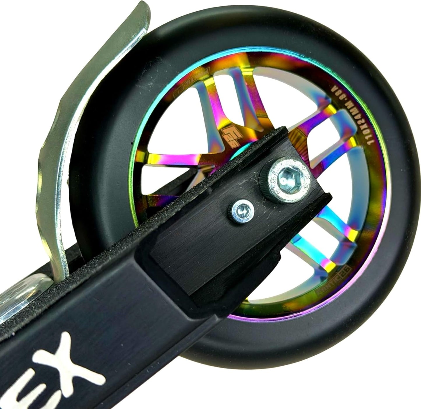 Stunt Scooter Ersatzrolle 110 mm, Base Neochrome/Pu Schwarz
