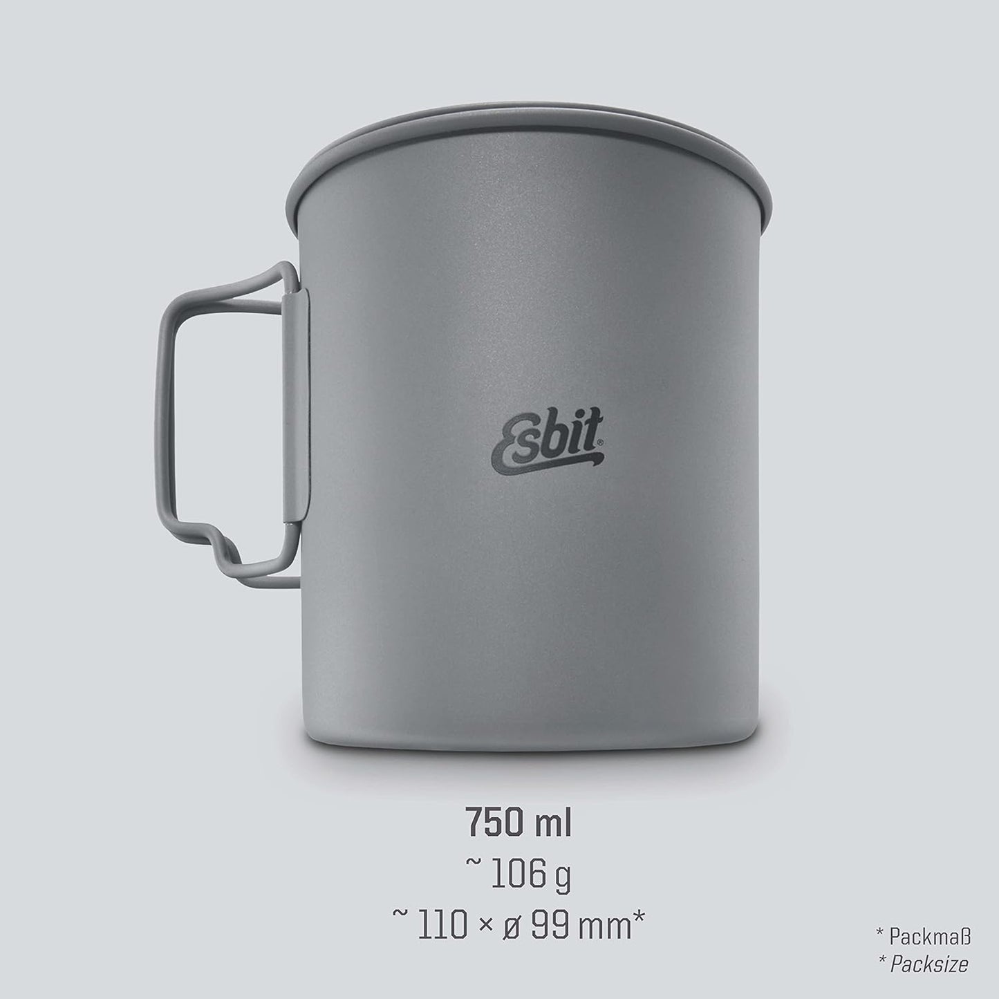 Kochtopf für Outdoor & Camping, Grau