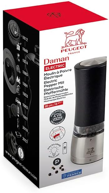 Elektrische Pfeffermühle Daman, Pfeffermühle - Schwarz