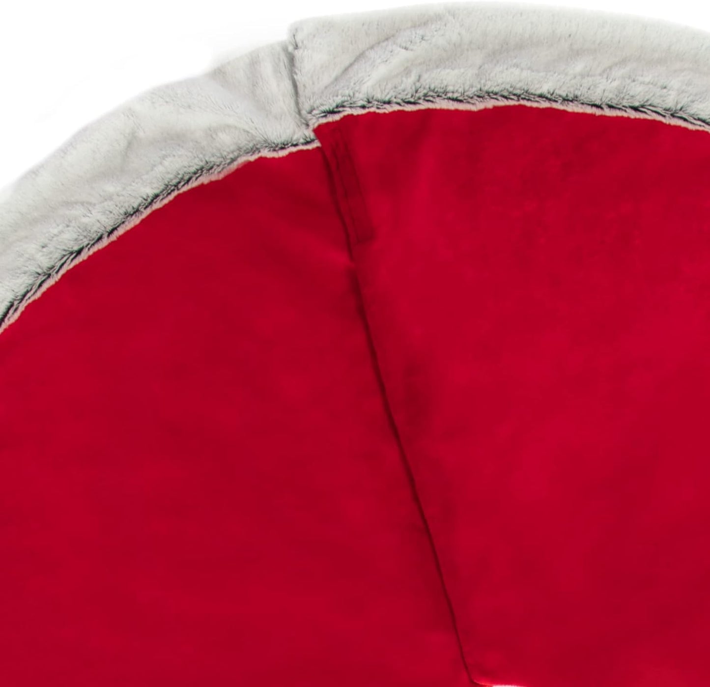 Premium Weihnachtsbaumdecke, Ø 150 cm, Rot - Ohne Muster