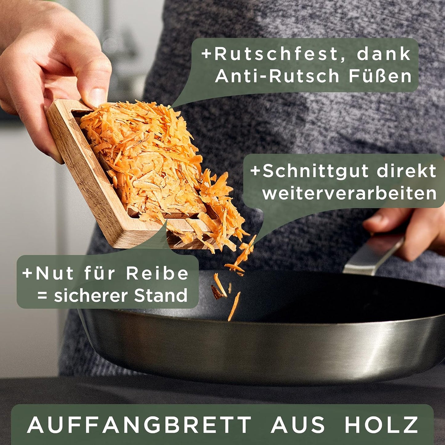 Design-Vierkantreibe mit Auffangbrett, Vierkantreibe