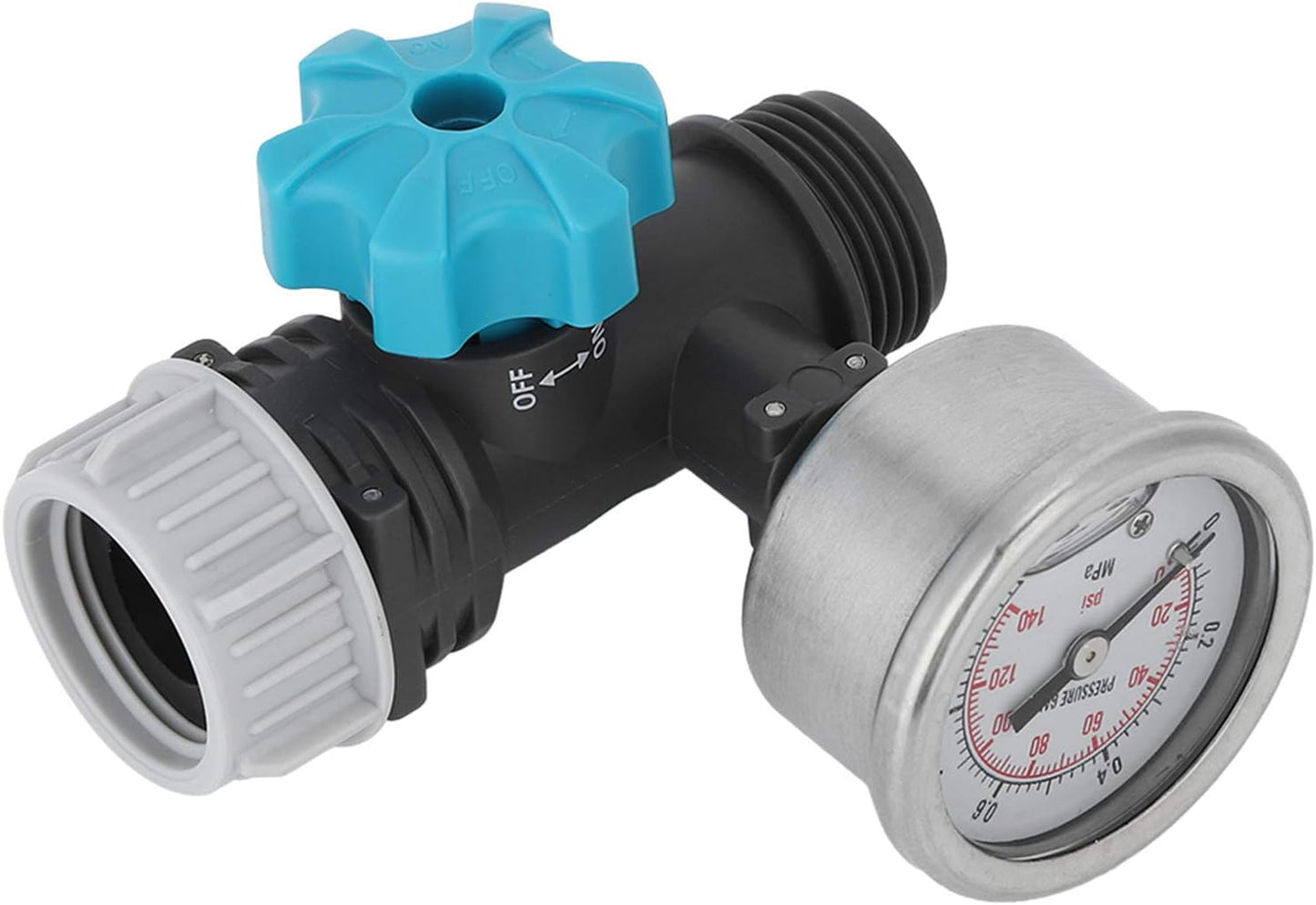 Wasserdruckregelventil mit Manometer