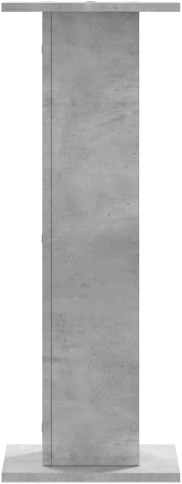 2er-Set Pflanzenständer, 30 x 30 x 80 cm Betongrau