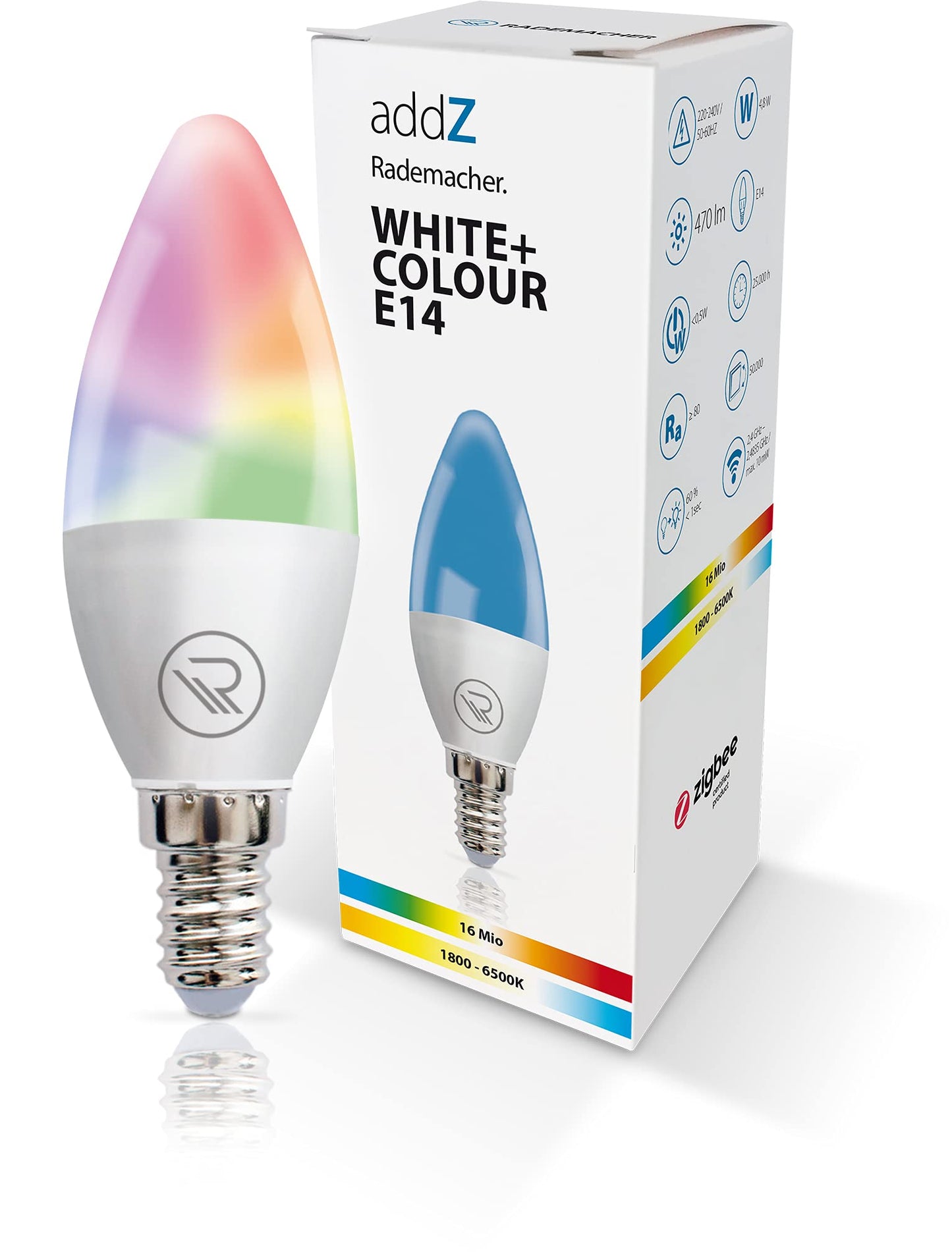 addZ White + Colour E14 LED, LED-Lampe, RADEMACHER E14 - Kerze