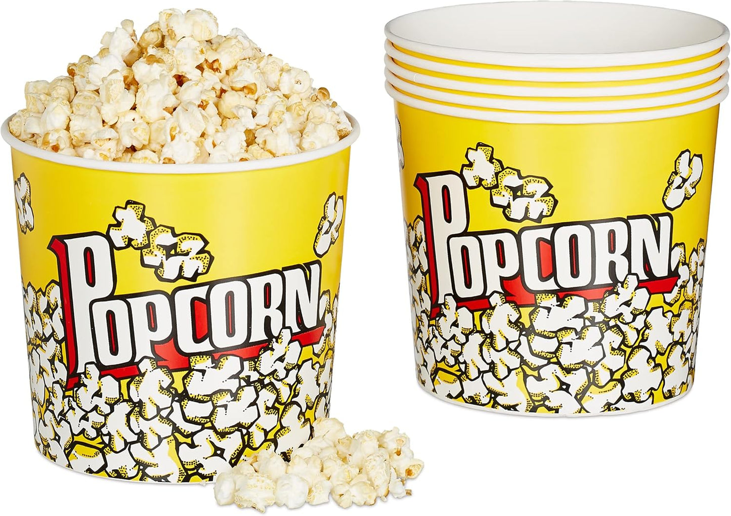 24 Stück wiederverwendbare Popcorneimer, 24