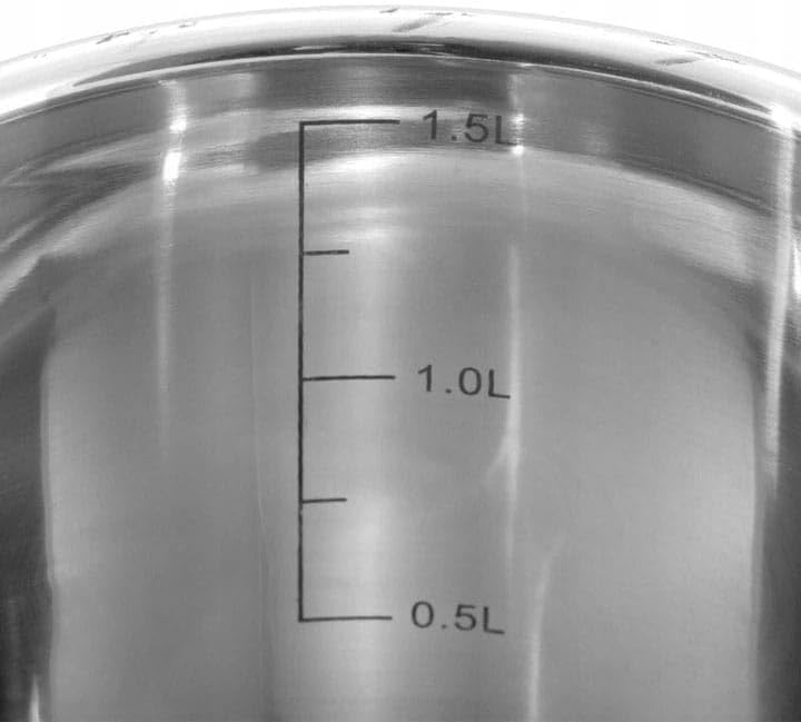 6-teiliges Topfset für alle Herdarten, 17 L 20 L 23 L