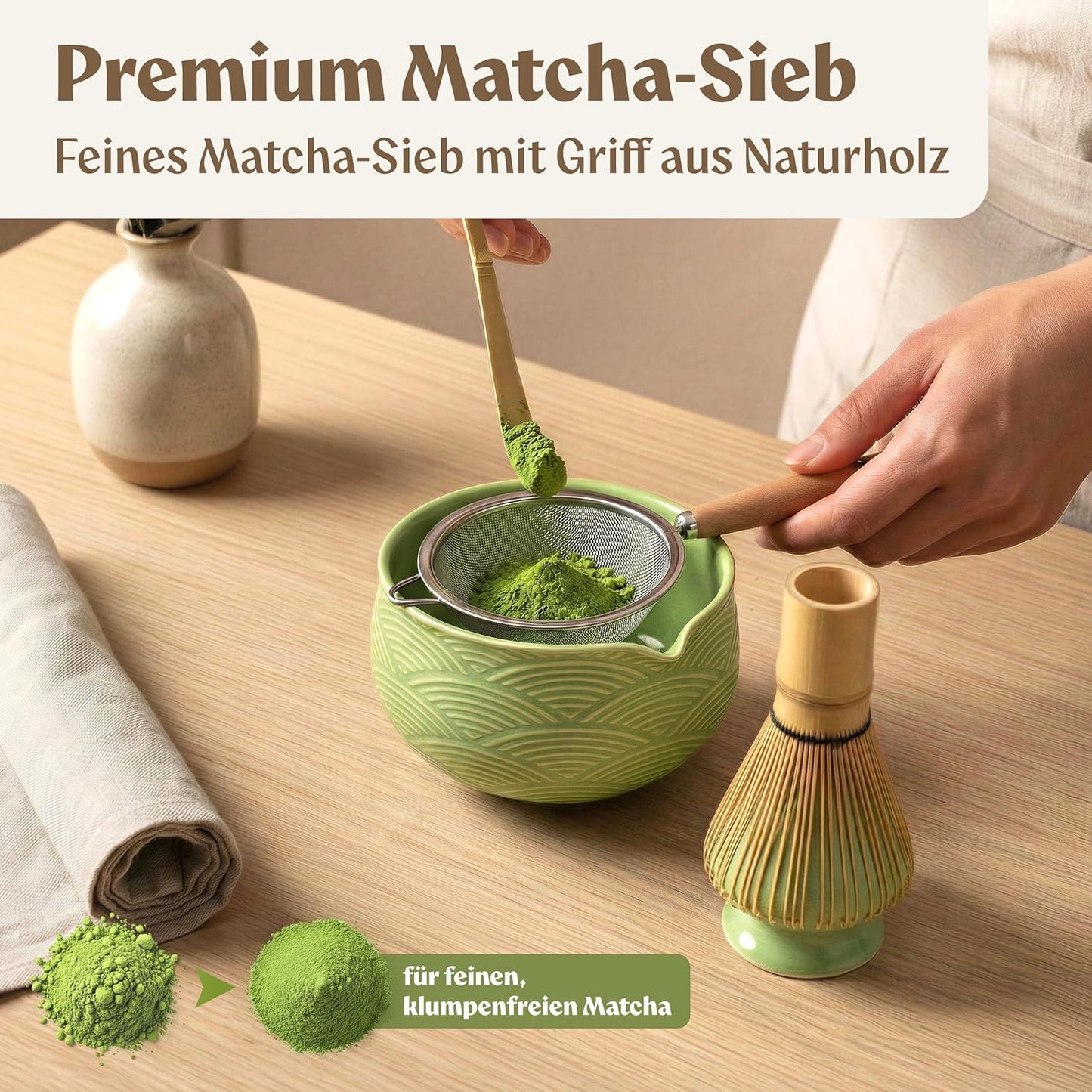 Matcha Set, Grün