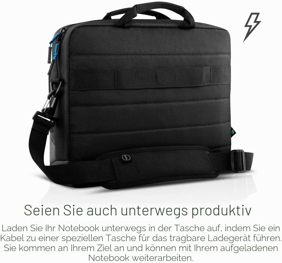 Pro Slim Aktentasche für 15.6 Zoll Laptops, Pro Slim Aktentasche Schwarz bis max. 15.6 Zoll (39.62cm)