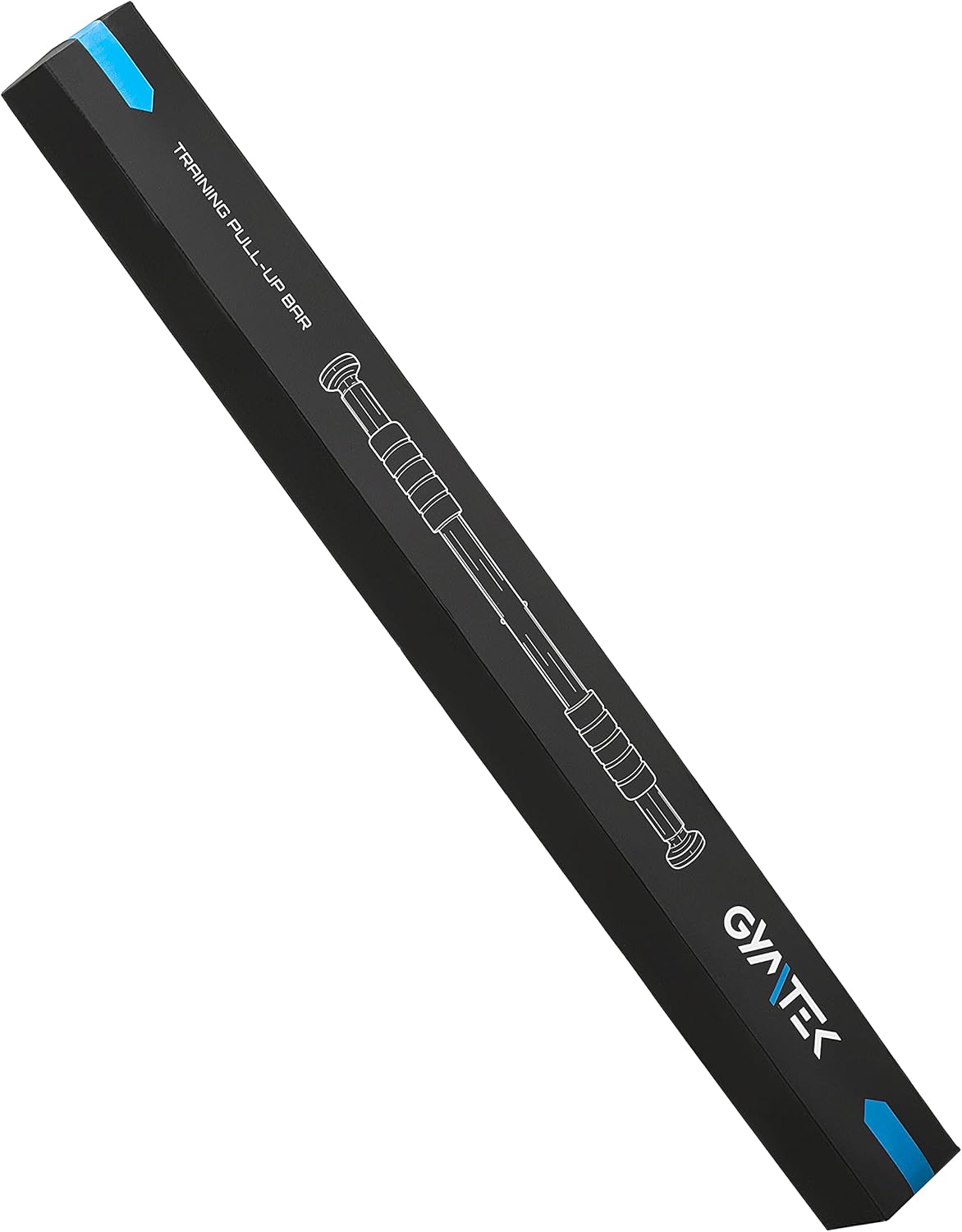 Klimmzugstange für Türrahmen, 63-100cm Blau