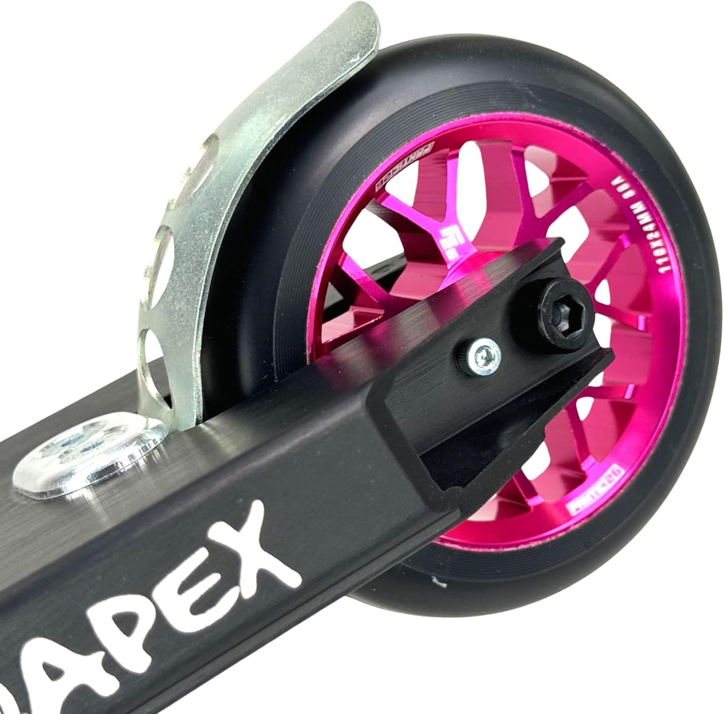 Stunt Scooter Freestyle Rad, 110mm, Pink//Pu Schwarz