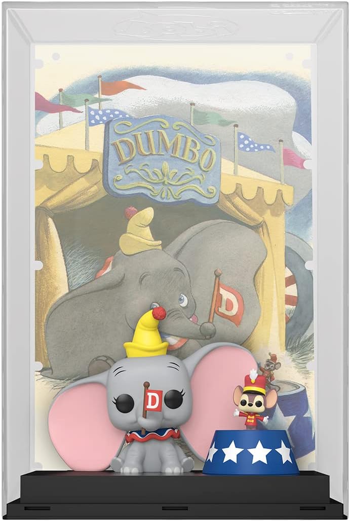 POP Movie Poster Disney 100Th Anniversary Dumbo, Einheitsgrösse, Mehrfarben