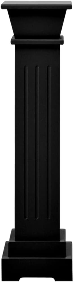 Klassische Pflanzensäule, Schwarz