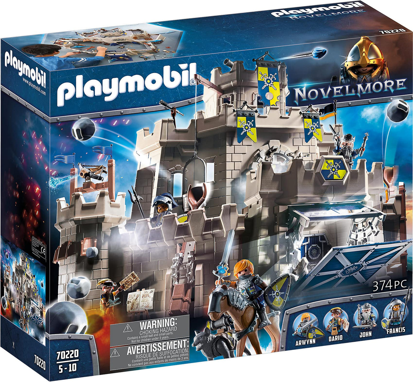 70220 Novelmore Grosse Burg von Novelmore, Konstruktionsspielzeug