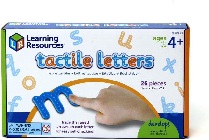 Ertastbare Buchstaben für Vorschulkinder, Buchstaben